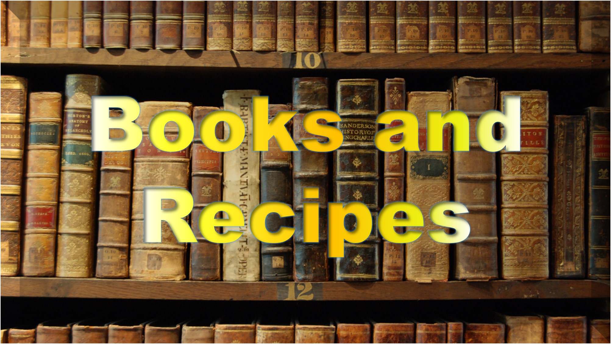 Books and Recipes