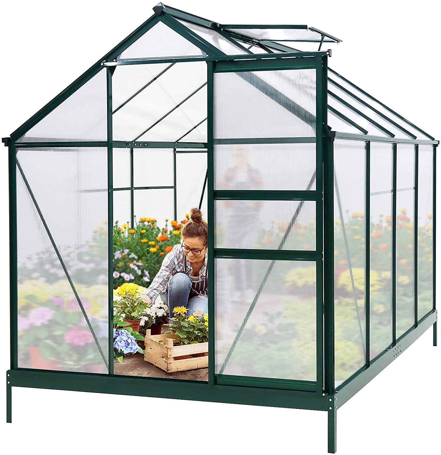 Greenhouses, their construction and equipment . Fig. 62.—Types of