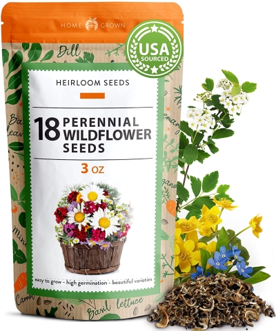 Heirloom Perennial Wildflower Seeds 18 varieties