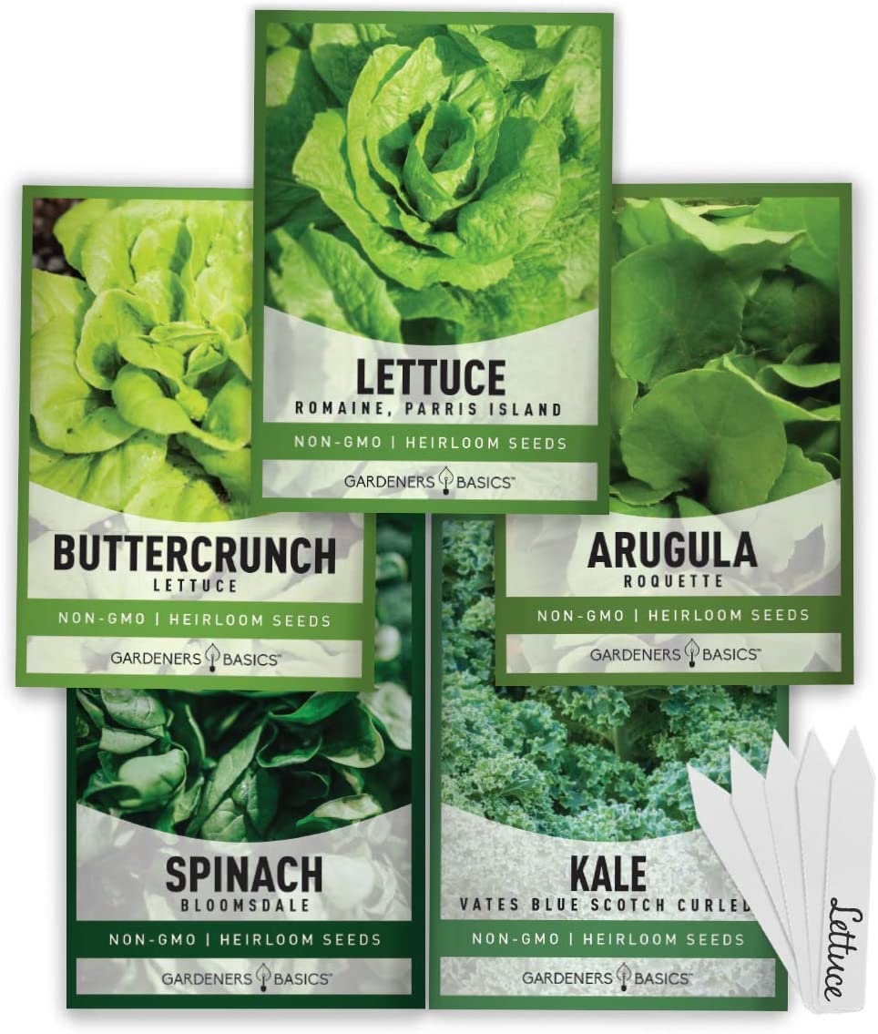 Leafy greens seed pack