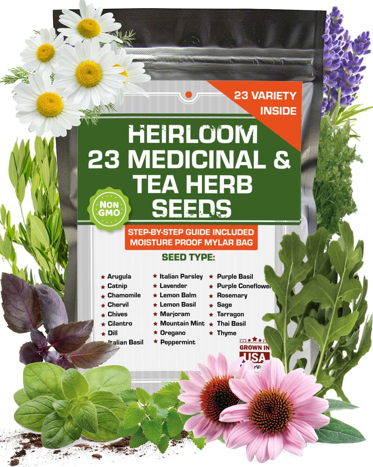 Medicinal and Tea Seed Mix Heirloom