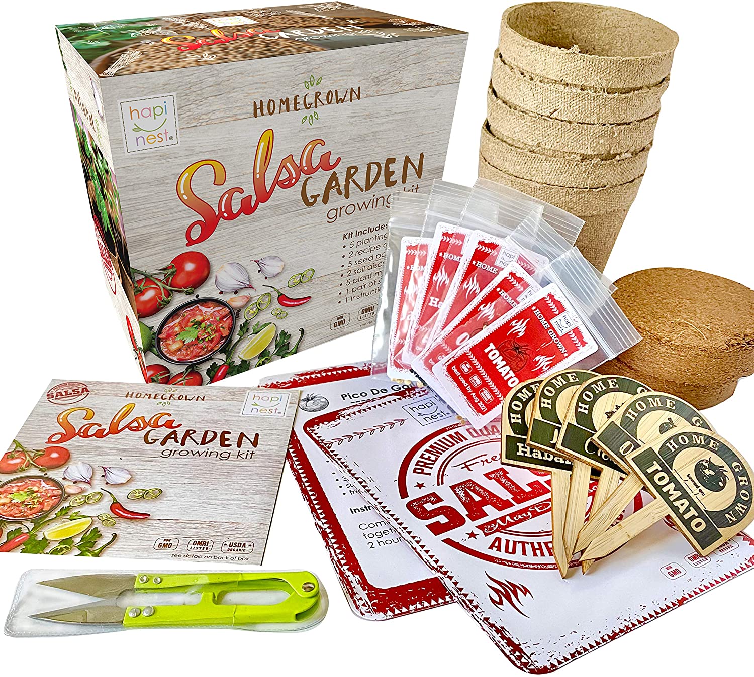 Organic Salsa Garden Kit