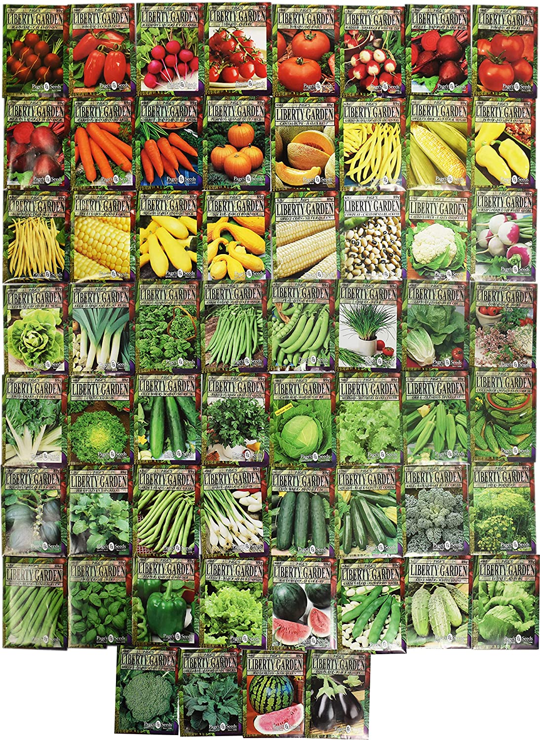 Vegetable Seed Variety 60 Pack